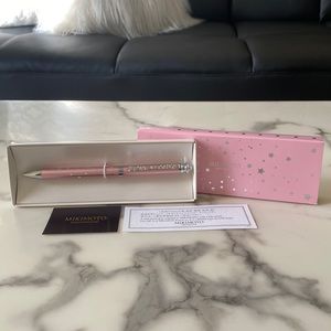 New MIKIMOTO International Ballpoint Pen with Pearl in Decorative Box